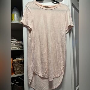 Wilfred Baby Pink Long Top With Long Slits On Each Side NWOT